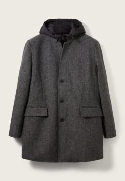 TOM TAILOR Denim Halflange Jas - Grey Melange Twill -Tom Tailor 549ef13f1d354294bade60f0d8d9f16a