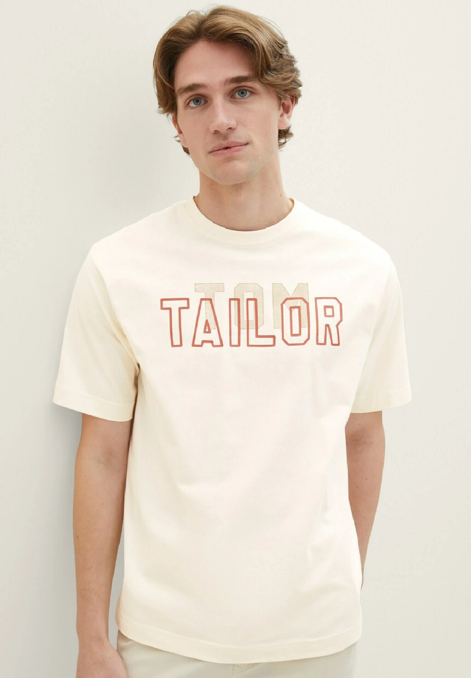 Tom Tailor Mit Print - T-Shirt Print - Vintage Beige 16 Tom Tailor Mit Print - T-Shirt Print - Vintage Beige - Afbeelding 16