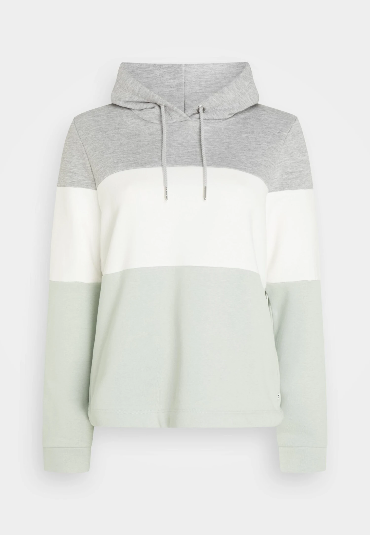 TOM TAILOR Denim Color Block Hoodie - Hoodie - Soft Greyish Green 4 TOM TAILOR Denim Color Block Hoodie - Hoodie - Soft Greyish Green - Afbeelding 4