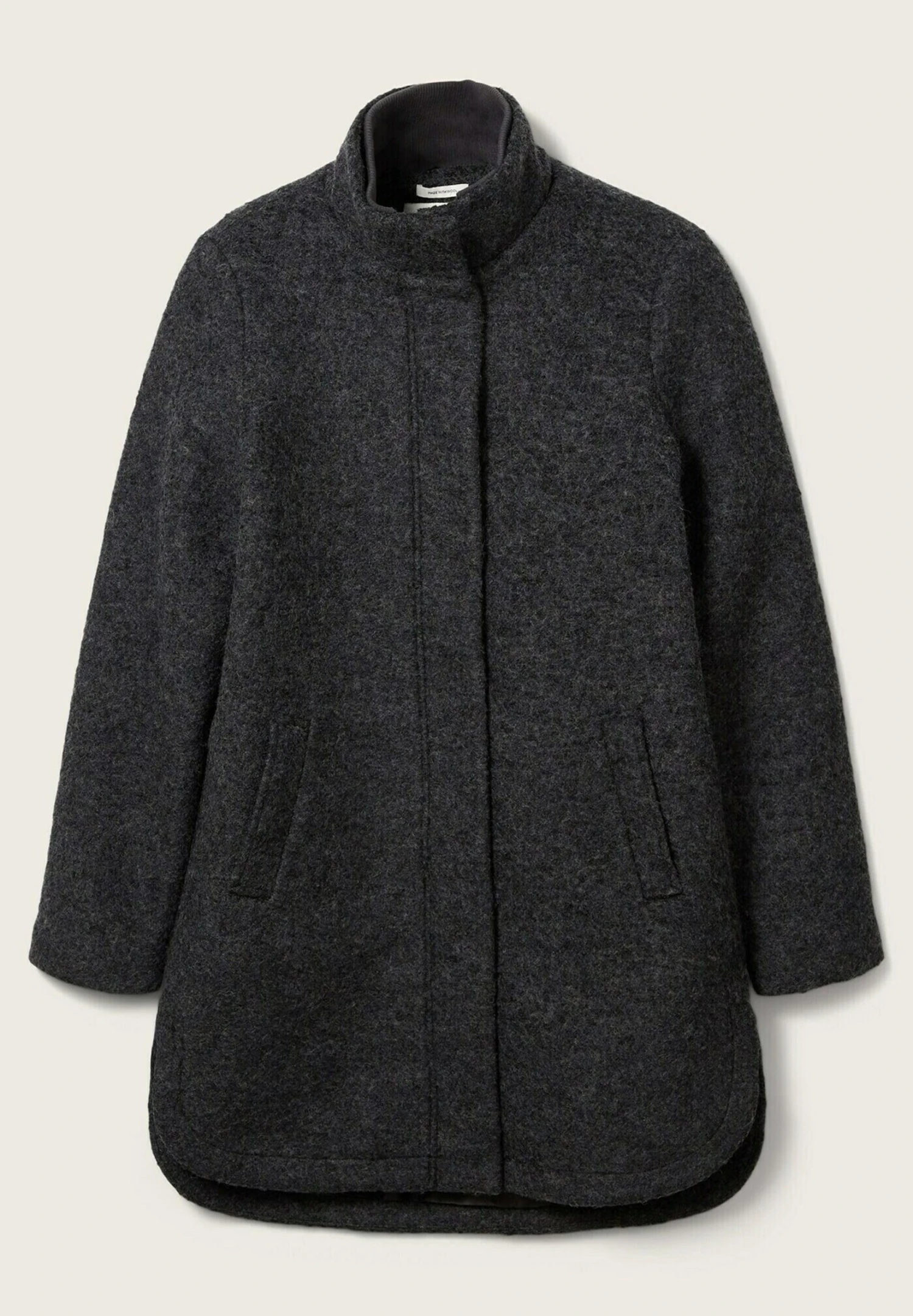 TOM TAILOR Denim Bouclé - Mantel - Shale Grey Melange 8 TOM TAILOR Denim Bouclé - Mantel - Shale Grey Melange - Afbeelding 8