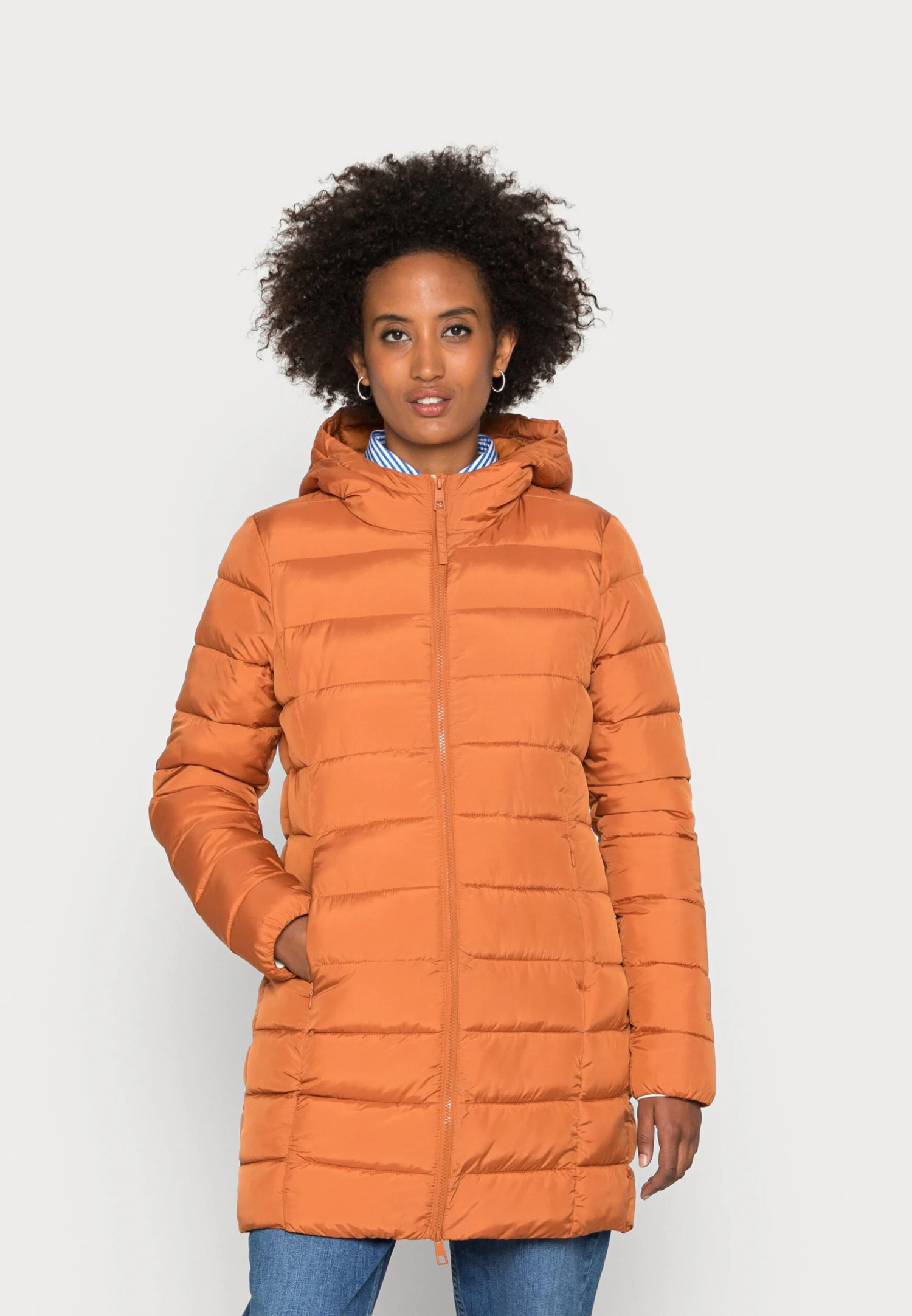 TOM TAILOR Denim Lightweight Puffer - Winterjas - Amber Orange 1 TOM TAILOR Denim Lightweight Puffer - Winterjas - Amber Orange