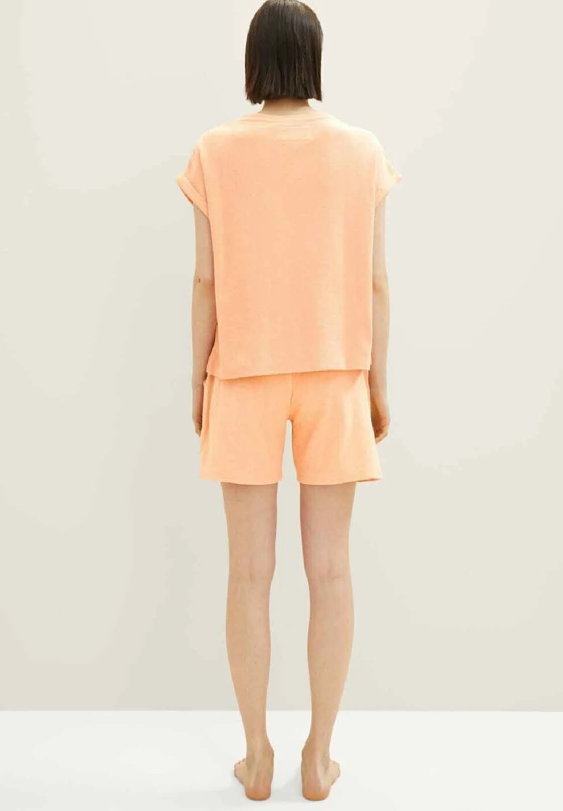 Tom Tailor Frottee- Pyjamabroek - Red Medium Solid 3 Tom Tailor Frottee- Pyjamabroek - Red Medium Solid - Afbeelding 3