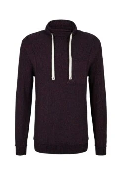 Tom Tailor Trui - Navy Red Structure -Tom Tailor 56ebb16b7e704867bae6c83e31347861