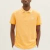 Tom Tailor Mit Logo Print - Poloshirt - Washed Out Orange