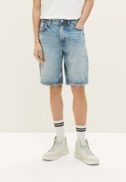 TOM TAILOR Denim Jeansshort - Destroyed Light Stone Blue Den -Tom Tailor 576619fbeed24928913d2c3c5a9ff266