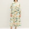 Tom Tailor Jurk - Colorful Wavy Design