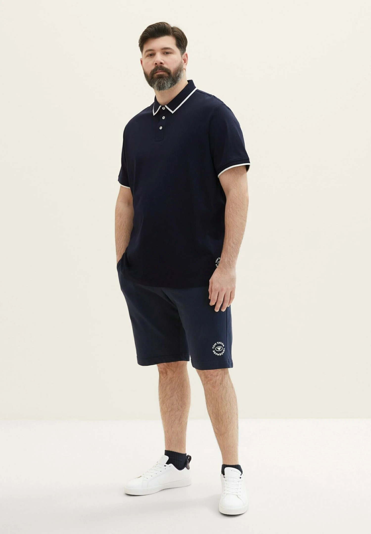 Tom Tailor Mit Logoprint - Shorts - Sky Captain Blue 5 Tom Tailor Mit Logoprint - Shorts - Sky Captain Blue - Afbeelding 5