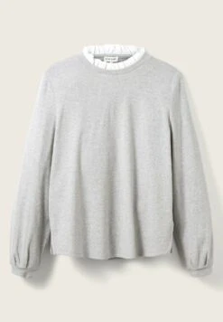 Tom Tailor Mit Rüschen Detail - Sweater - Concrete Grey Melange 17 Tom Tailor Mit Rüschen Detail - Sweater - Concrete Grey Melange -Tom Tailor 57d5bc534b484e2f866757ac220fc6a4