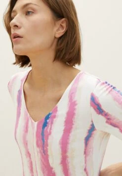 Tom Tailor Jerseyjurk - Pink Tie Dye Stripe -Tom Tailor 57f3639e0659473fbb3d81ab9202b038