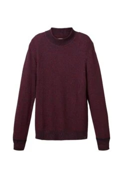 Tom Tailor Trui - Red Navy Mouline -Tom Tailor 583e1bb324e94d729b2f1221b7afd901
