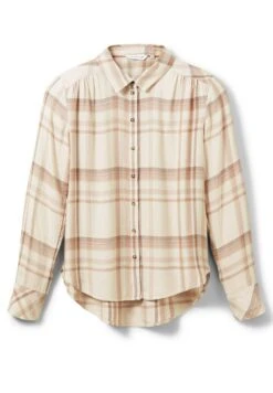 Tom Tailor Overhemdblouse - Beige Check -Tom Tailor 585abc263ed3467dbdd31fe45d8e0ccf