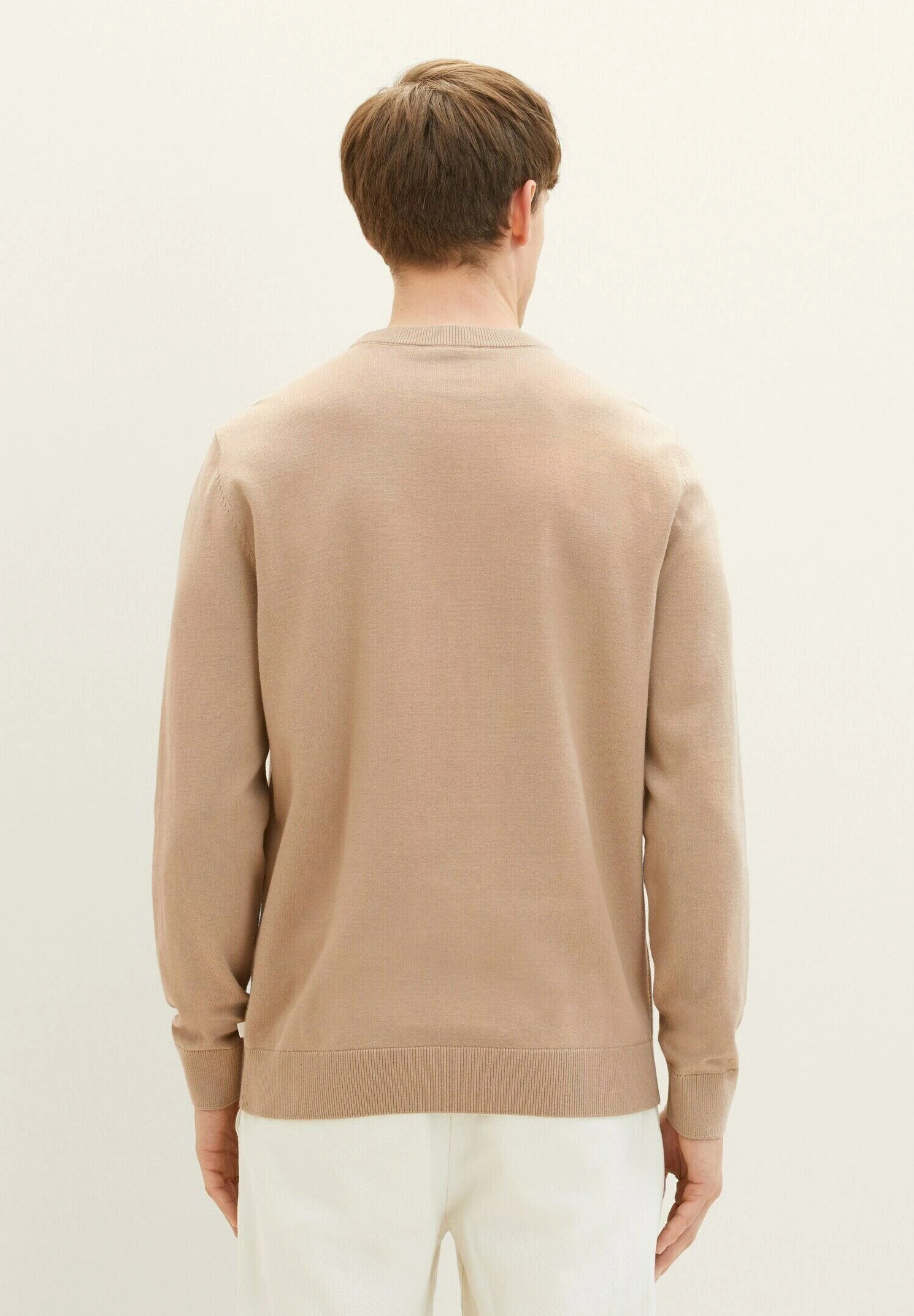 Tom Tailor Mit Struktur - Trui - Beach Sand 3 Tom Tailor Mit Struktur - Trui - Beach Sand - Afbeelding 3