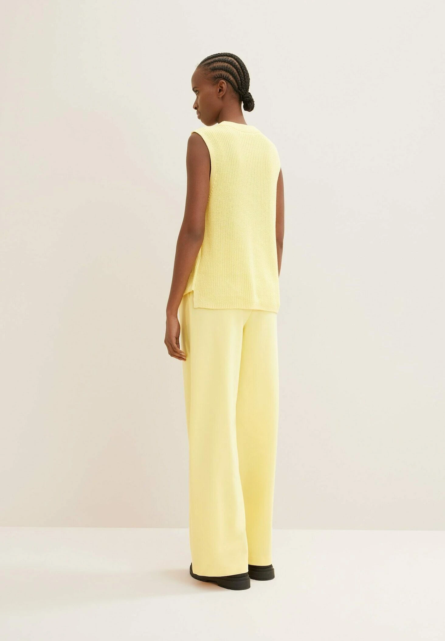 TOM TAILOR Denim Trui - Soft Pale Yellow 3 TOM TAILOR Denim Trui - Soft Pale Yellow - Afbeelding 3