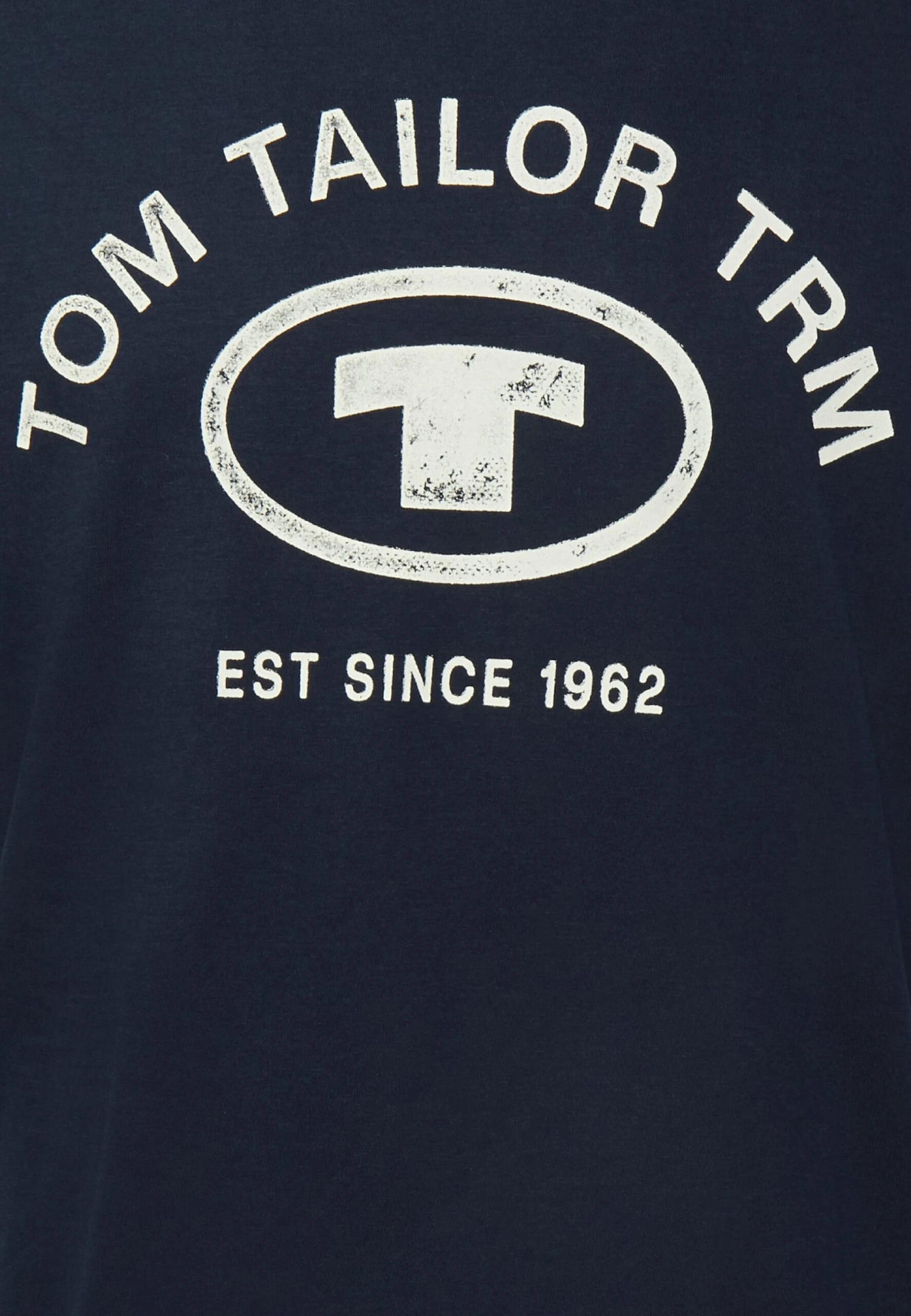 Tom Tailor Relaxed Crewneck Logo- T-Shirt Print - Sky Captain Blue 5 Tom Tailor Relaxed Crewneck Logo- T-Shirt Print - Sky Captain Blue - Afbeelding 5