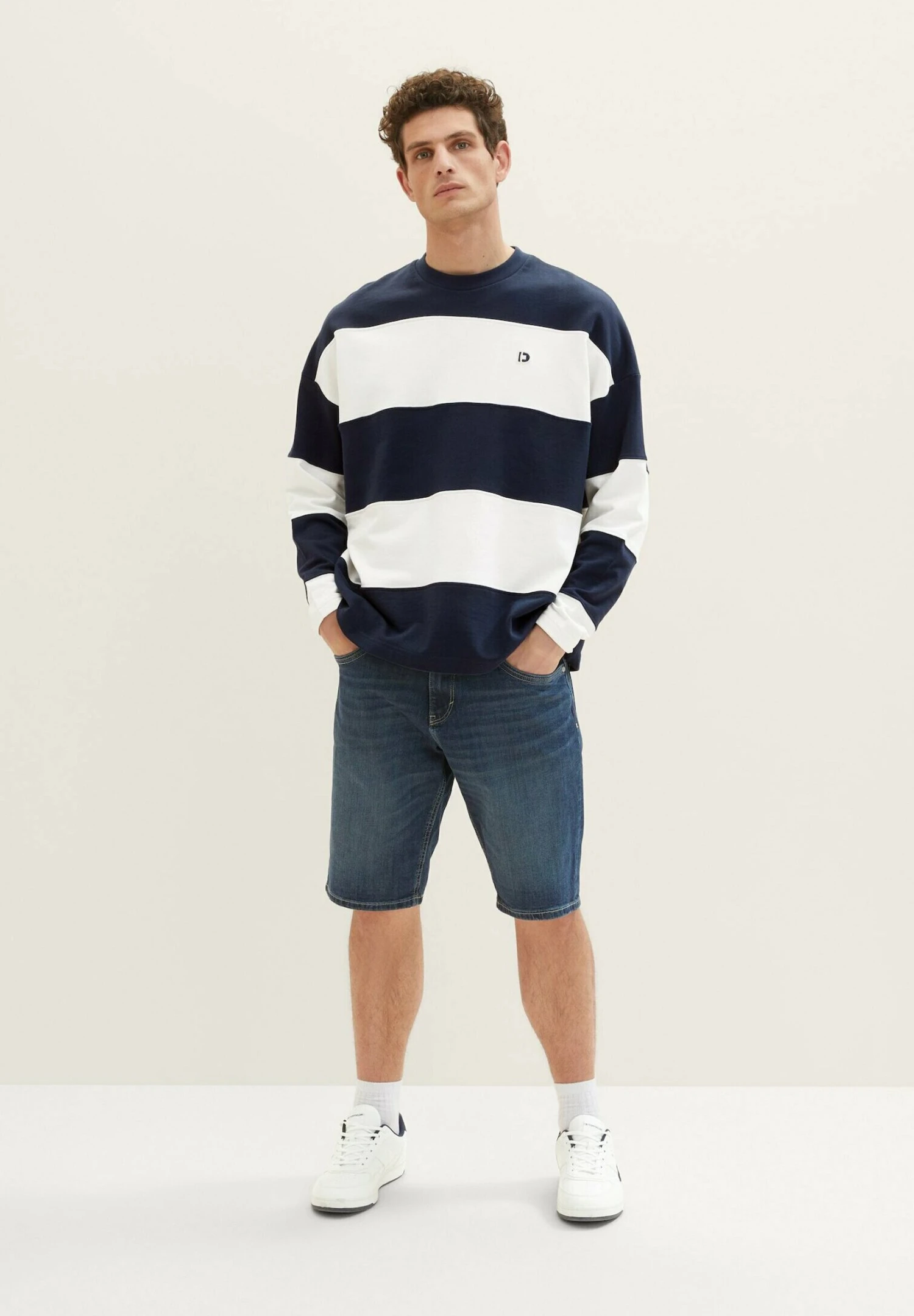 Tom Tailor Josh - Jeansshort - Dark Stone Wash Denim 5 Tom Tailor Josh - Jeansshort - Dark Stone Wash Denim - Afbeelding 5