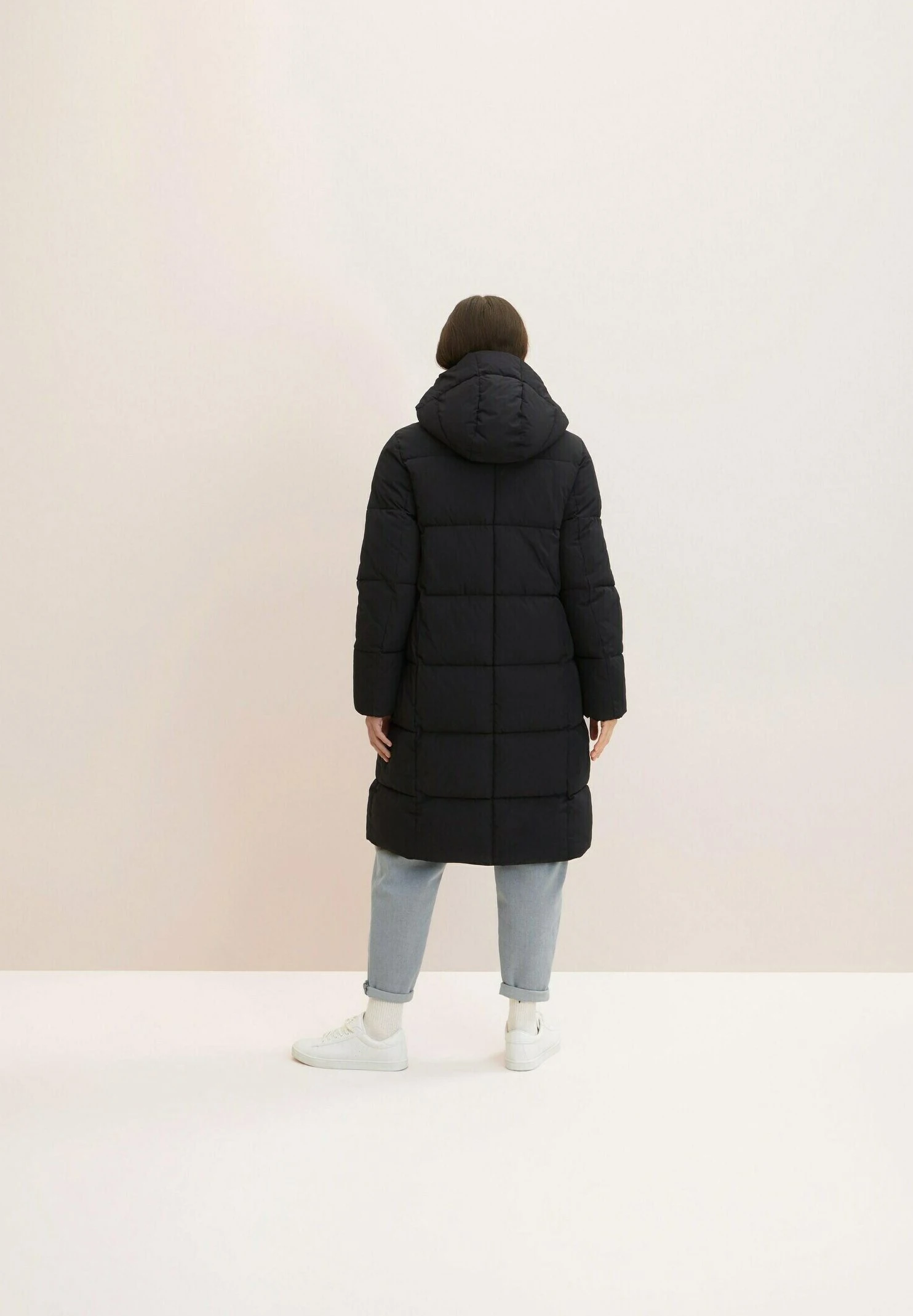 Tom Tailor Mit Abnehmbarem Schal - Winterjas - Deep Black 2 Tom Tailor Mit Abnehmbarem Schal - Winterjas - Deep Black - Afbeelding 2