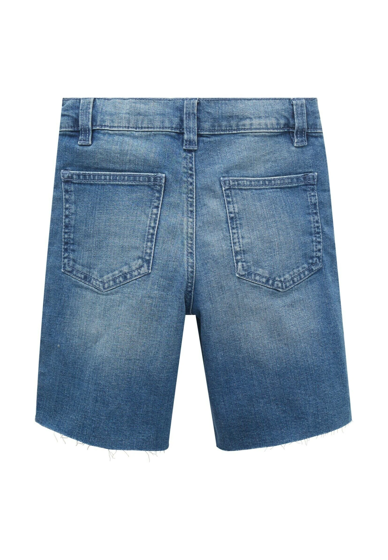 Tom Tailor Mit Stringgürtel - Jeansshort - Used Light Stone Blue Denim 2 Tom Tailor Mit Stringgürtel - Jeansshort - Used Light Stone Blue Denim - Afbeelding 2