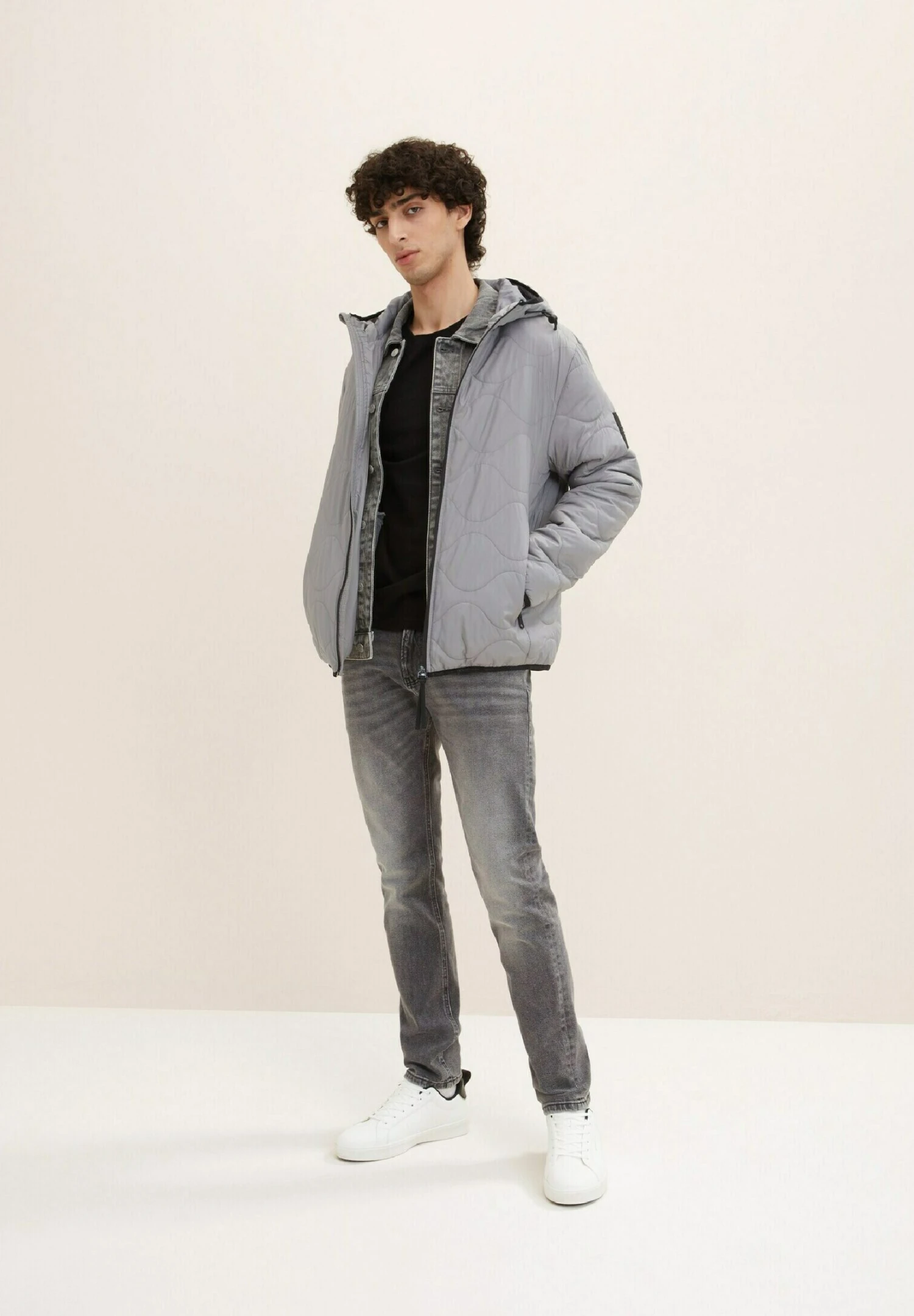 TOM TAILOR Denim Light Weight- Jas - Mid Platinum Grey 2 TOM TAILOR Denim Light Weight- Jas - Mid Platinum Grey - Afbeelding 2