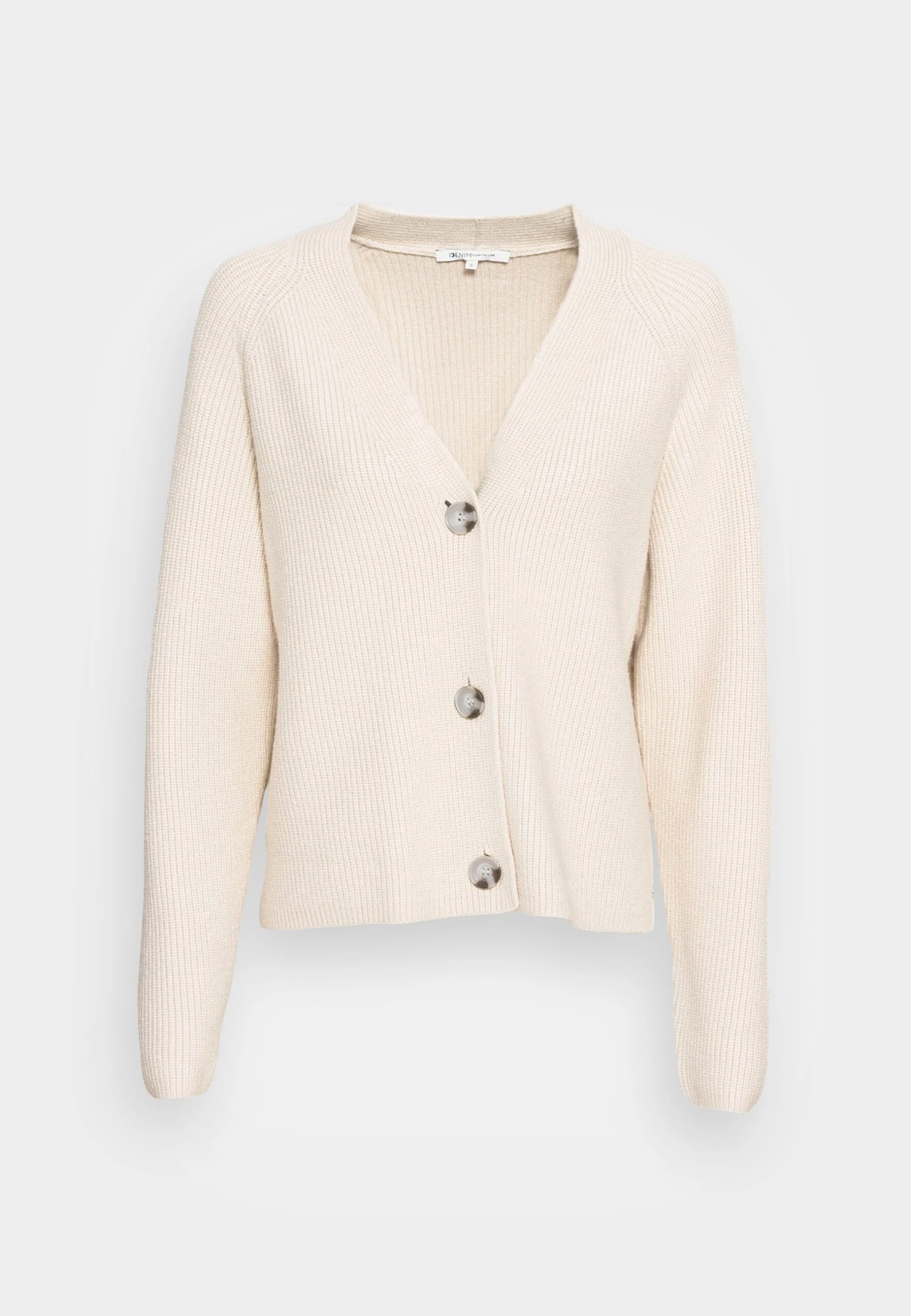 TOM TAILOR Denim V Neck - Vest - Light Cashew Beige 4 TOM TAILOR Denim V Neck - Vest - Light Cashew Beige - Afbeelding 4