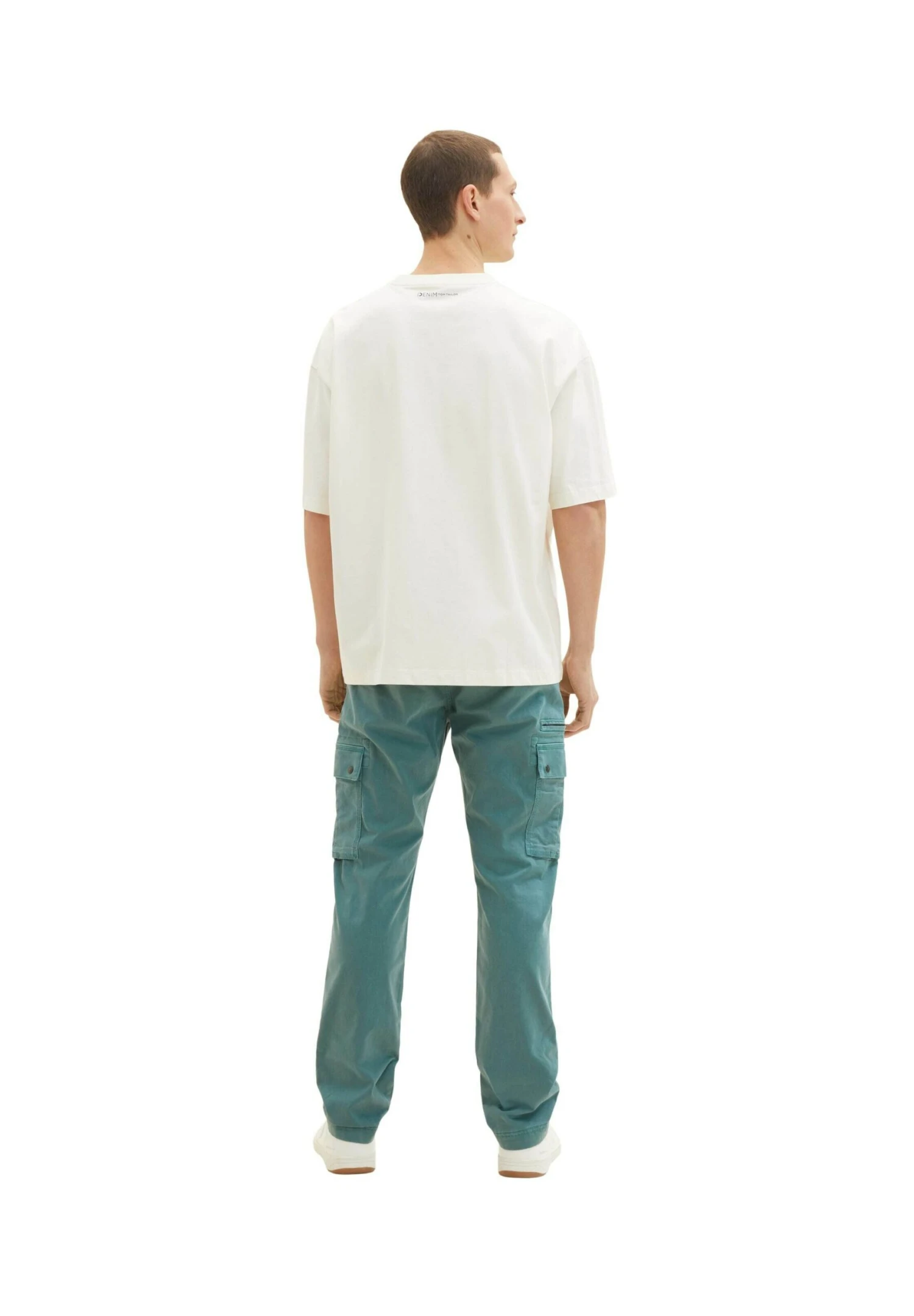 Tom Tailor Cargobroek - Deep Bluish Green 3 Tom Tailor Cargobroek - Deep Bluish Green - Afbeelding 3