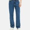 TOM TAILOR Denim Straight Leg Jeans - Clean Mid Stone Blue Denim