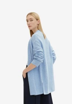 Tom Tailor Mouline - Vest - Dreamy Blue Melange -Tom Tailor 5d5033ba68a943ee8dec74378d1e8eb0