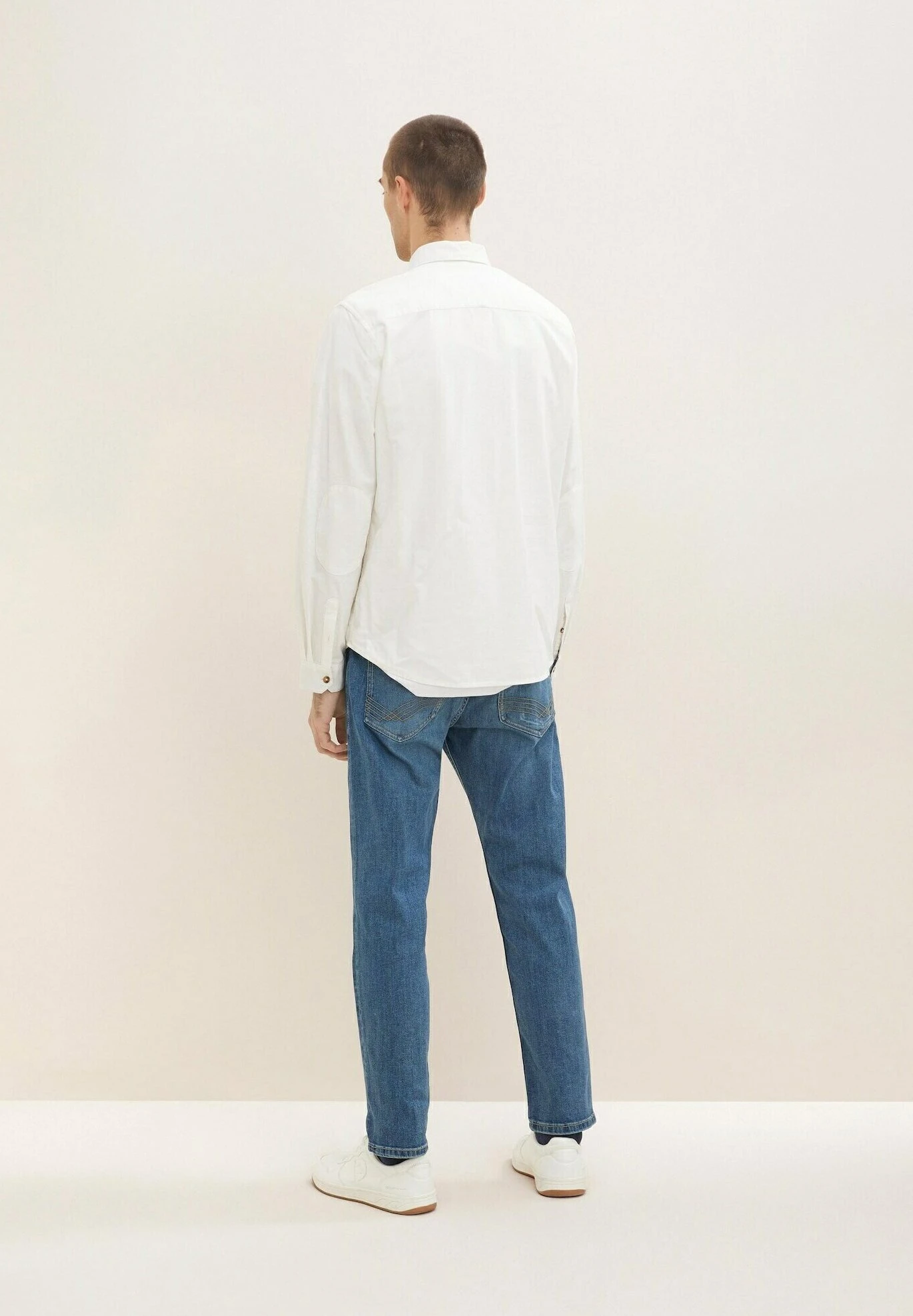 Tom Tailor Oxford- Overhemd - Off White 3 Tom Tailor Oxford- Overhemd - Off White - Afbeelding 3