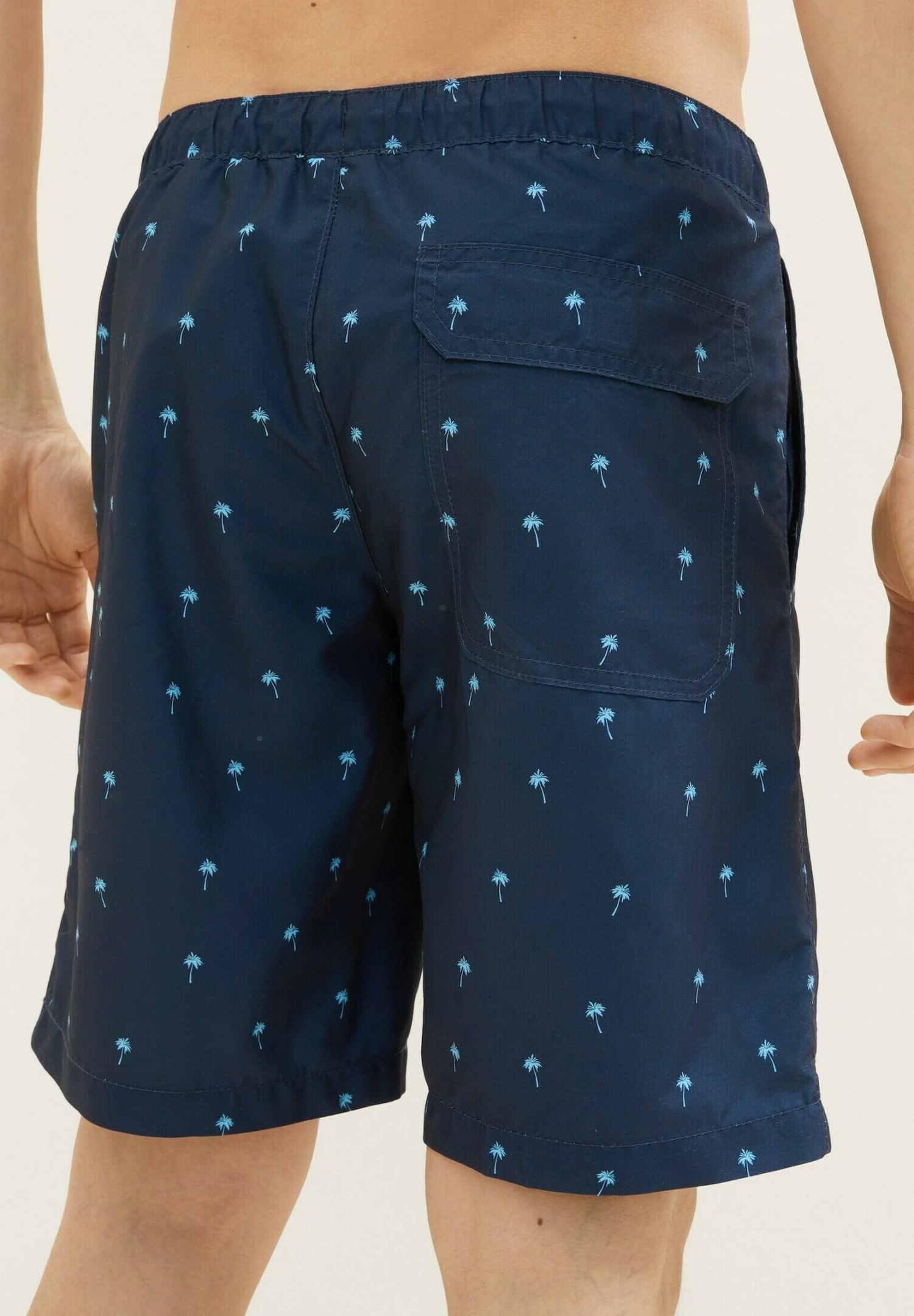 Tom Tailor Gemusterte - Zwemshorts - Morning Pink Palm Design 4 Tom Tailor Gemusterte - Zwemshorts - Morning Pink Palm Design - Afbeelding 4