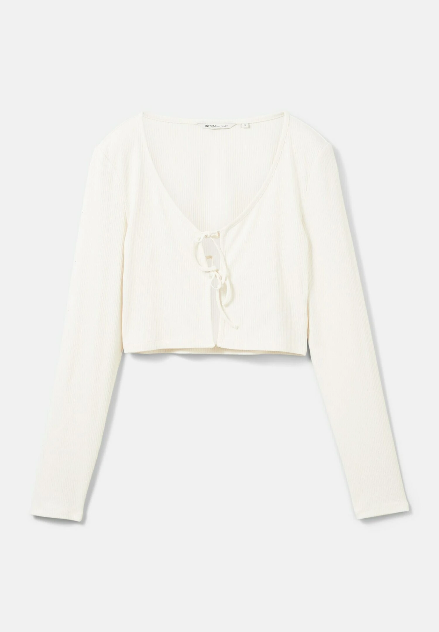 TOM TAILOR Denim Bolero - Vest - Gardenia White 8 TOM TAILOR Denim Bolero - Vest - Gardenia White - Afbeelding 8