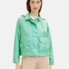 Tom Tailor Imitatieleren Jas - Green Pearl