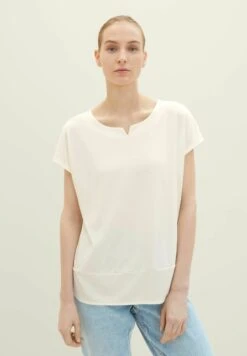 Tom Tailor T-Shirt Basic - Whisper White