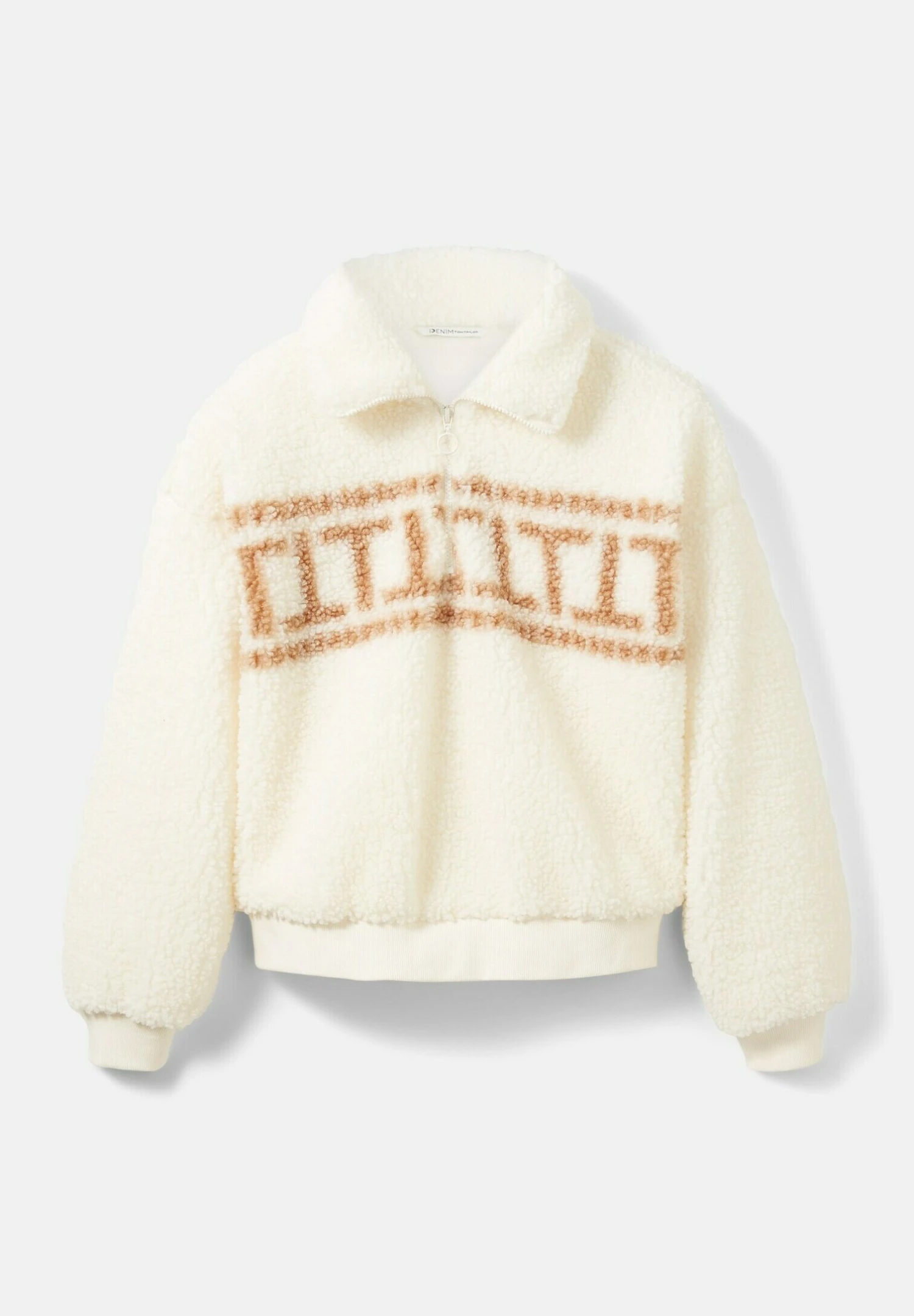 TOM TAILOR Denim Sweater - Gardenia White 7 TOM TAILOR Denim Sweater - Gardenia White - Afbeelding 7