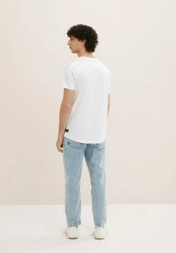 TOM TAILOR Denim Im Doppelpack  - T-Shirt Basic - White -Tom Tailor 5f1ae4a5b901406f8f0a41e0baf2d250
