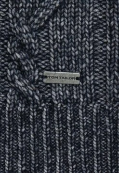 Tom Tailor Cosy Cable Turtle Neck - Trui - Navy Melange -Tom Tailor 5f26a6fb3125497688440cb115de3f7d