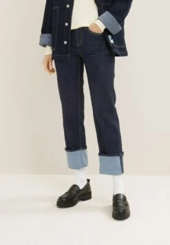 Tom Tailor Alexa- Straight Leg Jeans - Clean Rinsed Blue Denim