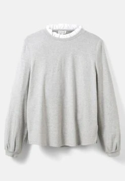 Tom Tailor Mit Rüschen Detail - Sweater - Concrete Grey Melange 16 Tom Tailor Mit Rüschen Detail - Sweater - Concrete Grey Melange -Tom Tailor 5f49546172044b0db46171f350900a23