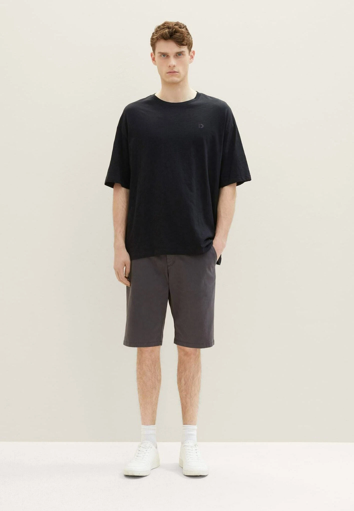 Tom Tailor Shorts - Tarmac Grey 2 Tom Tailor Shorts - Tarmac Grey - Afbeelding 2