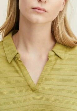 Tom Tailor Struktur - Poloshirt - Mustard Yellow -Tom Tailor 5f96bdf1ee6343348a46c830f232ce54