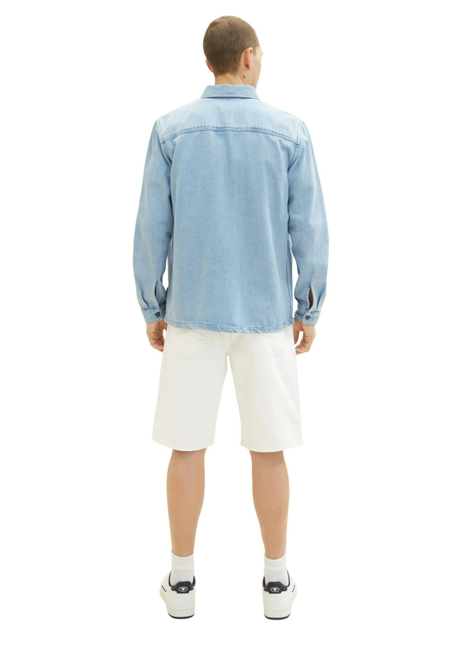 Tom Tailor Jeansshort - White Denim 3 Tom Tailor Jeansshort - White Denim - Afbeelding 3