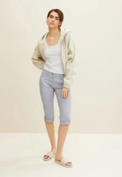 Tom Tailor Shorts - Blue Stripe Pants