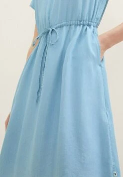 TOM TAILOR Denim Jurk - Light Stone Bright Blue Denim -Tom Tailor 60a4b7e758714c4ebc4608b54a958bf9