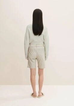 Tom Tailor Shorts - Green Thin Stripes -Tom Tailor 60c47e04e8fe48f2b80a9bb51ab9b548