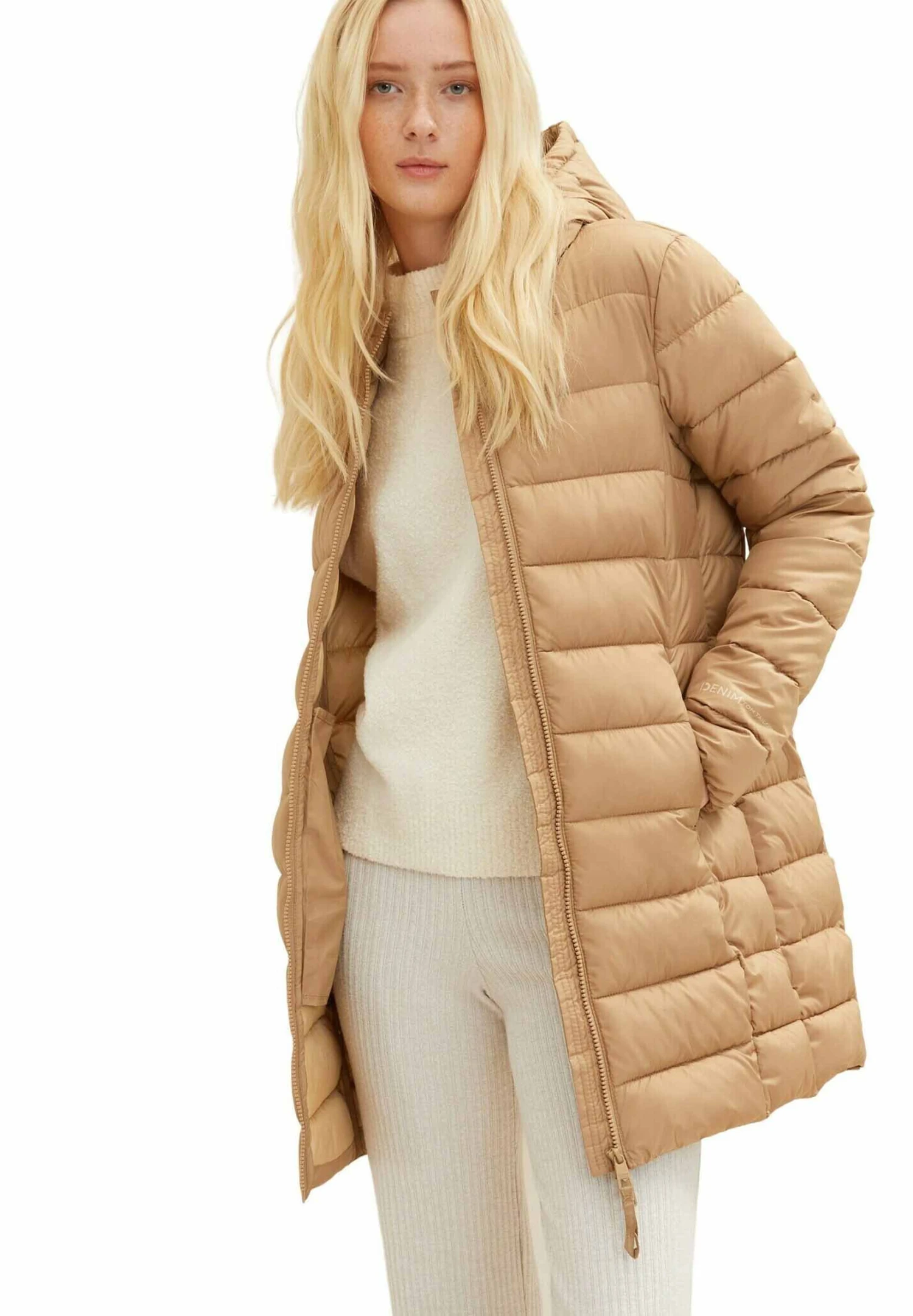 TOM TAILOR Denim Lightweight Puffer - Winterjas - Apple Cinnamon Brown 5 TOM TAILOR Denim Lightweight Puffer - Winterjas - Apple Cinnamon Brown - Afbeelding 5