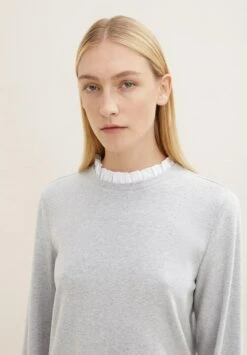 Tom Tailor Mit Rüschen Detail - Sweater - Concrete Grey Melange 12 Tom Tailor Mit Rüschen Detail - Sweater - Concrete Grey Melange -Tom Tailor 6110c33ae7704813a9e8fca1d8c620dd