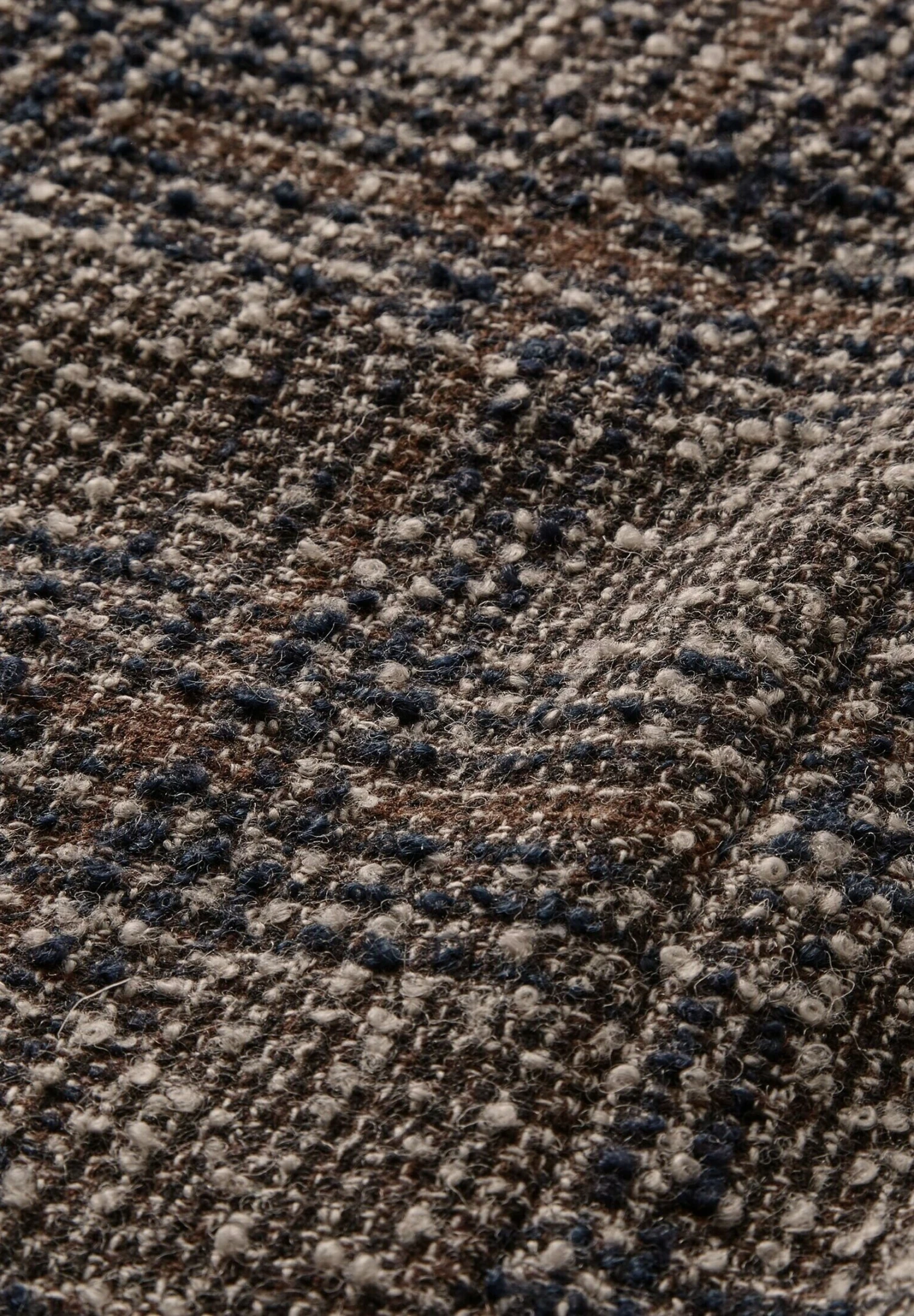 Tom Tailor Mantel - Blue Brown Boucle Wool Check 6 Tom Tailor Mantel - Blue Brown Boucle Wool Check - Afbeelding 6