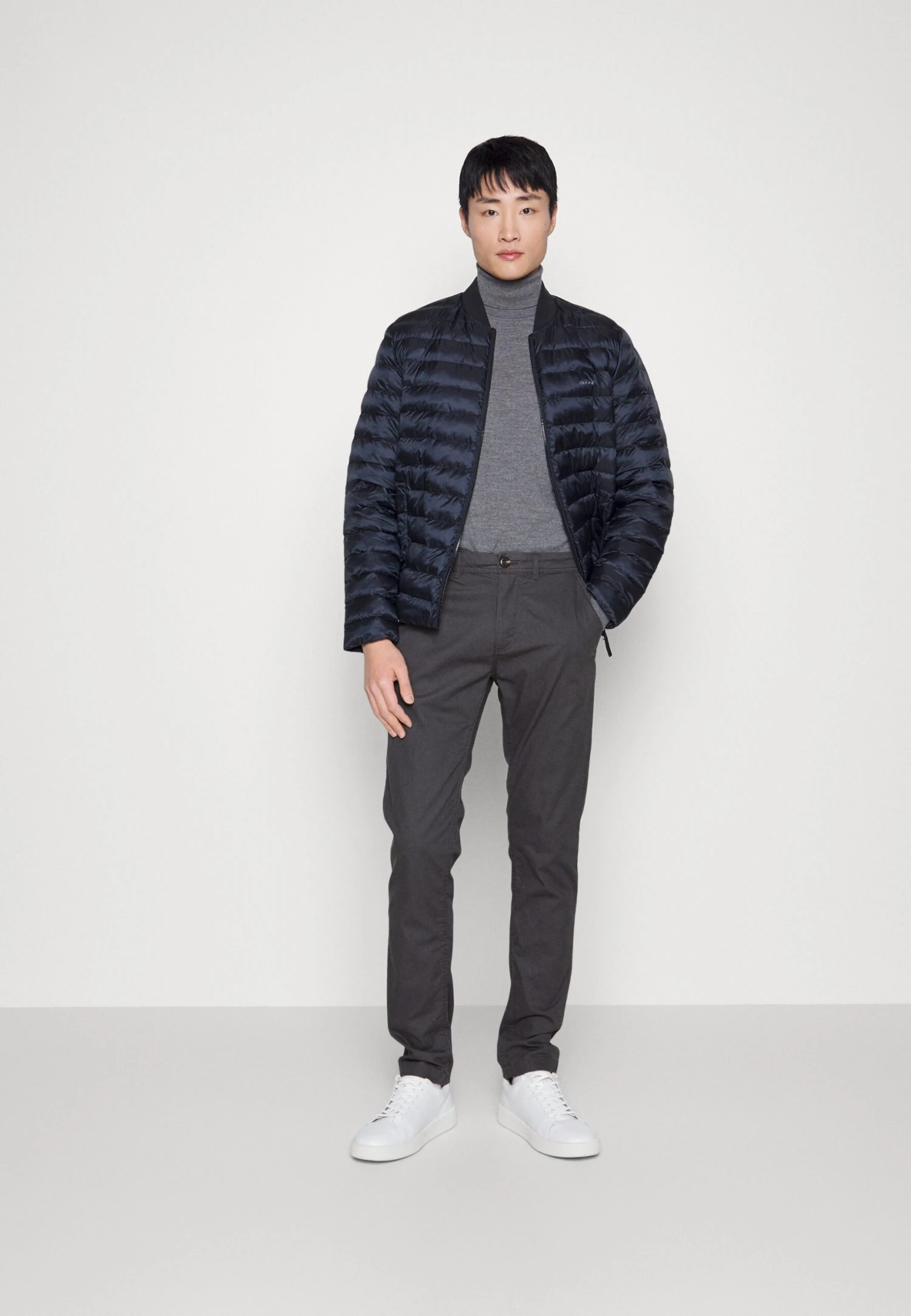 Tom Tailor Washed Slim - Chino - Tarmac Grey 2 Tom Tailor Washed Slim - Chino - Tarmac Grey - Afbeelding 2