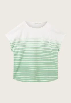 Tom Tailor Plus - Gestreiftes - T-Shirt Print - Green Gradient Stripe 12 Tom Tailor Plus - Gestreiftes - T-Shirt Print - Green Gradient Stripe -Tom Tailor 61ae72bf4f2942cc82792b649cfbed72