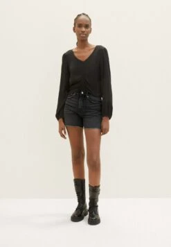 TOM TAILOR Denim Mom - Jeansshort - Used Dark Stone Black Denim 19 TOM TAILOR Denim Mom - Jeansshort - Used Dark Stone Black Denim -Tom Tailor 61cec15486e54c9bbf12c7da976e180d