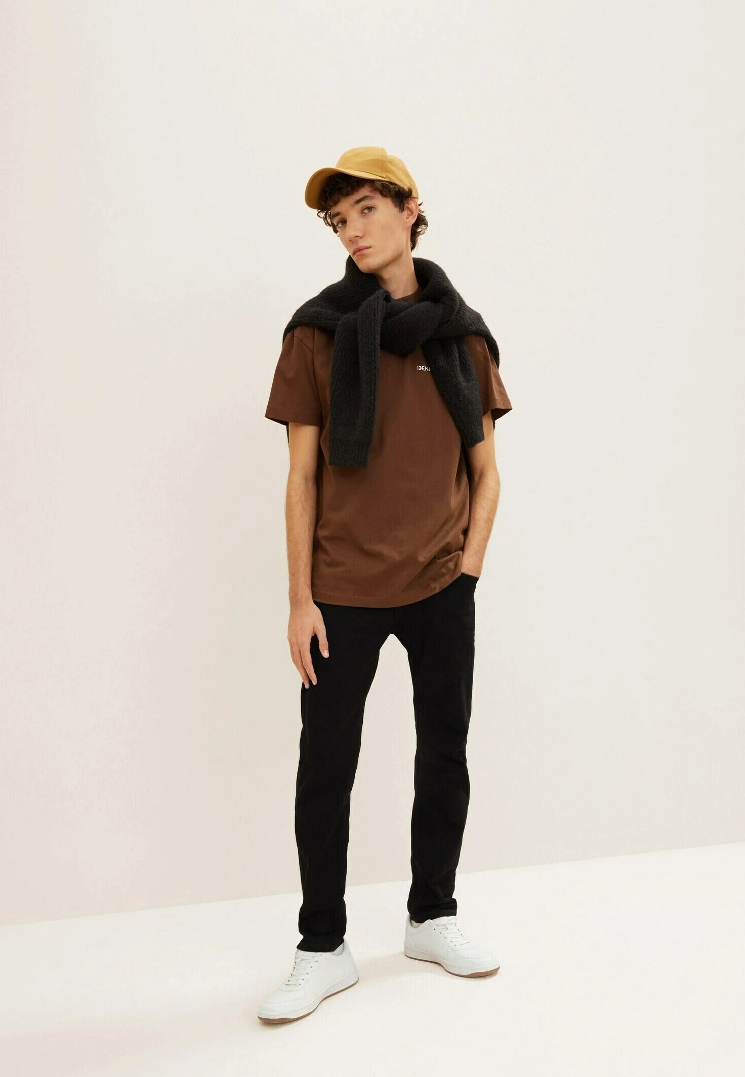 TOM TAILOR Denim Piers Mit Gürtelschlaufen - Slim Fit Jeans - Black Denim 4 TOM TAILOR Denim Piers Mit Gürtelschlaufen - Slim Fit Jeans - Black Denim - Afbeelding 4