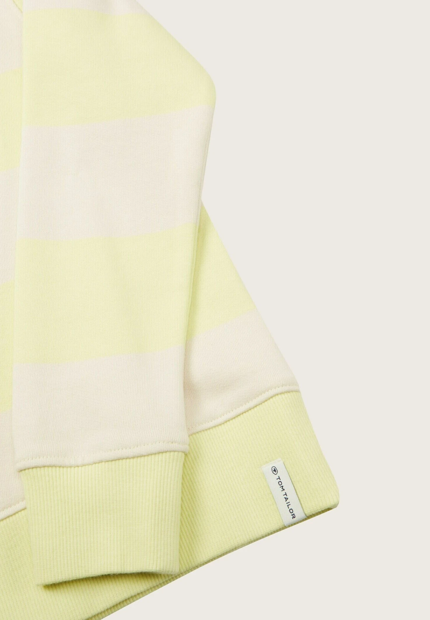 Tom Tailor Gestreiftes - Sweater - Lemon Grass Yellow 3 Tom Tailor Gestreiftes - Sweater - Lemon Grass Yellow - Afbeelding 3